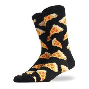 Pepperoni pizza novelty socks